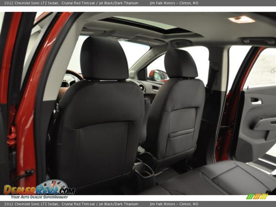 2012 Chevrolet Sonic LTZ Sedan Crystal Red Tintcoat / Jet Black/Dark Titanium Photo #18