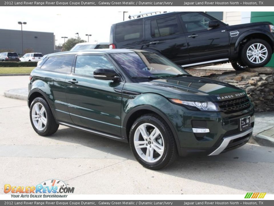 Front 3/4 View of 2012 Land Rover Range Rover Evoque Coupe Dynamic Photo #2