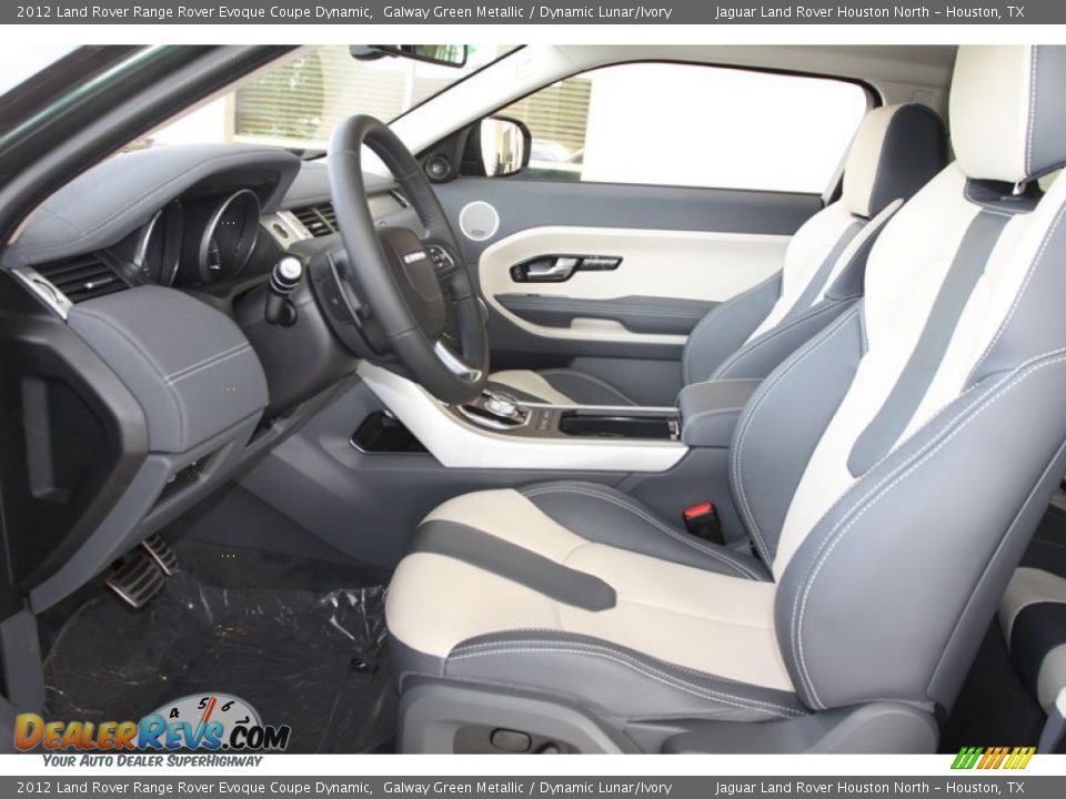 Dynamic Lunar/Ivory Interior - 2012 Land Rover Range Rover Evoque Coupe Dynamic Photo #5