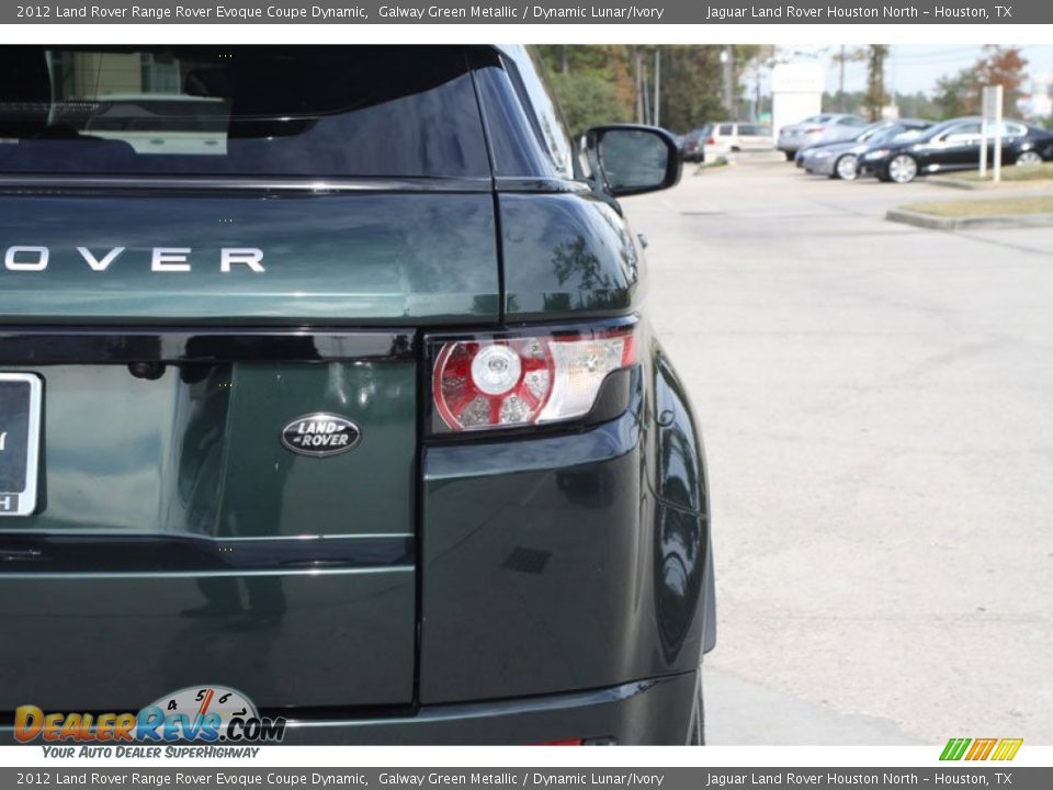 2012 Land Rover Range Rover Evoque Coupe Dynamic Galway Green Metallic / Dynamic Lunar/Ivory Photo #7