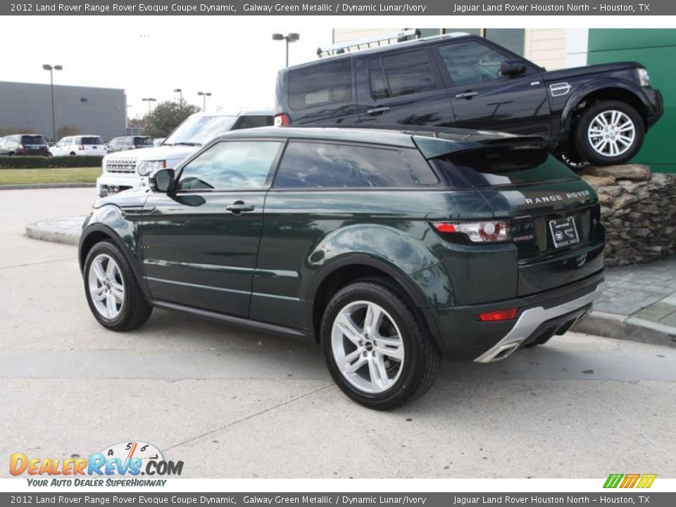 2012 Land Rover Range Rover Evoque Coupe Dynamic Galway Green Metallic / Dynamic Lunar/Ivory Photo #10