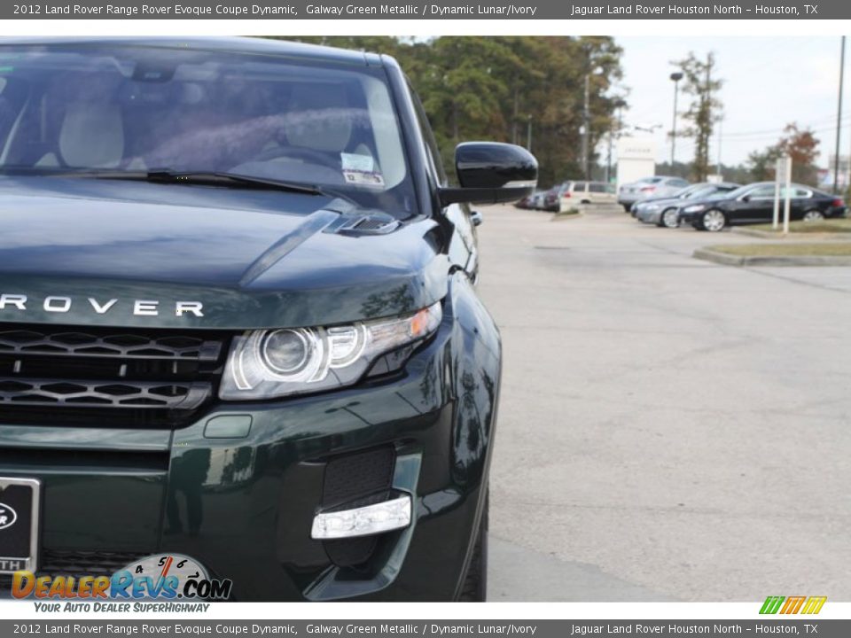 2012 Land Rover Range Rover Evoque Coupe Dynamic Galway Green Metallic / Dynamic Lunar/Ivory Photo #12