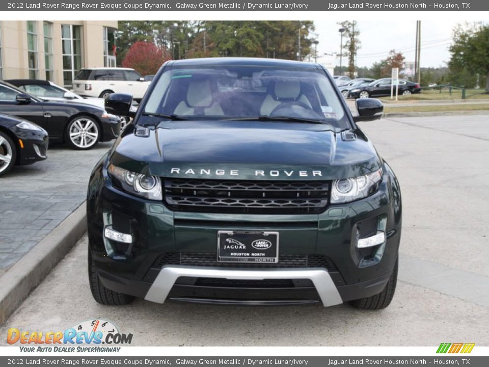 2012 Land Rover Range Rover Evoque Coupe Dynamic Galway Green Metallic / Dynamic Lunar/Ivory Photo #13