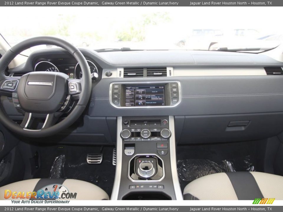 Dashboard of 2012 Land Rover Range Rover Evoque Coupe Dynamic Photo #14