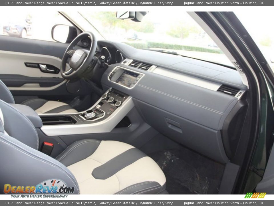 2012 Land Rover Range Rover Evoque Coupe Dynamic Galway Green Metallic / Dynamic Lunar/Ivory Photo #19