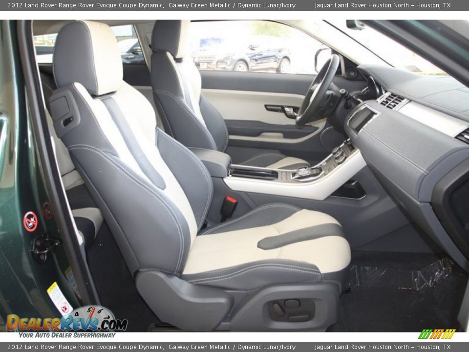 Dynamic Lunar/Ivory Interior - 2012 Land Rover Range Rover Evoque Coupe Dynamic Photo #20