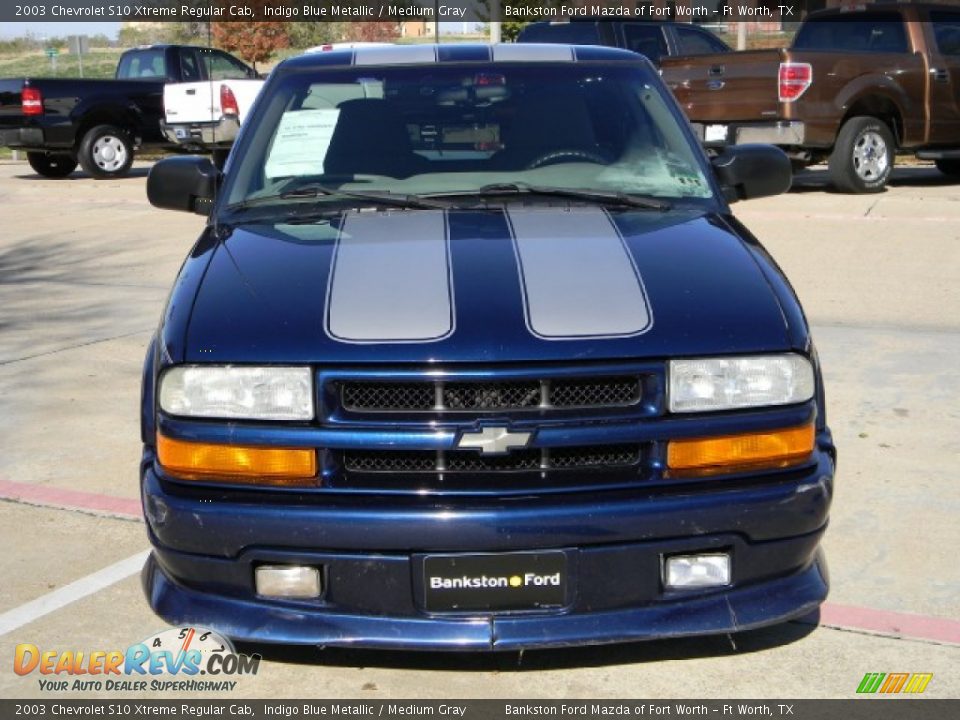 2003 Chevrolet S10 Xtreme Regular Cab Indigo Blue Metallic / Medium Gray Photo #2