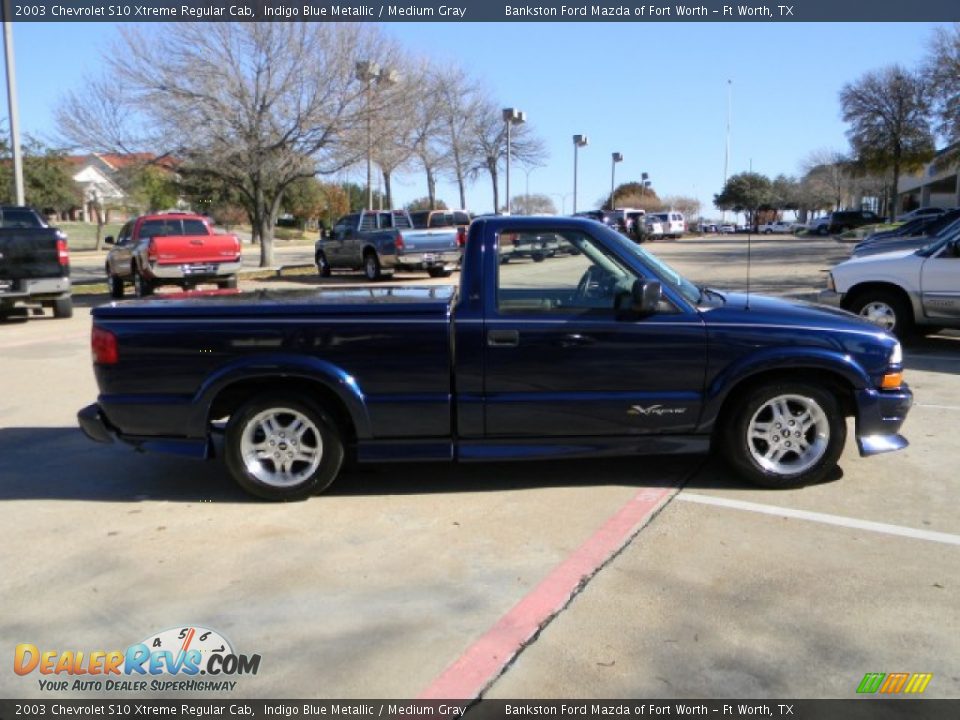 Indigo Blue Metallic 2003 Chevrolet S10 Xtreme Regular Cab Photo #3