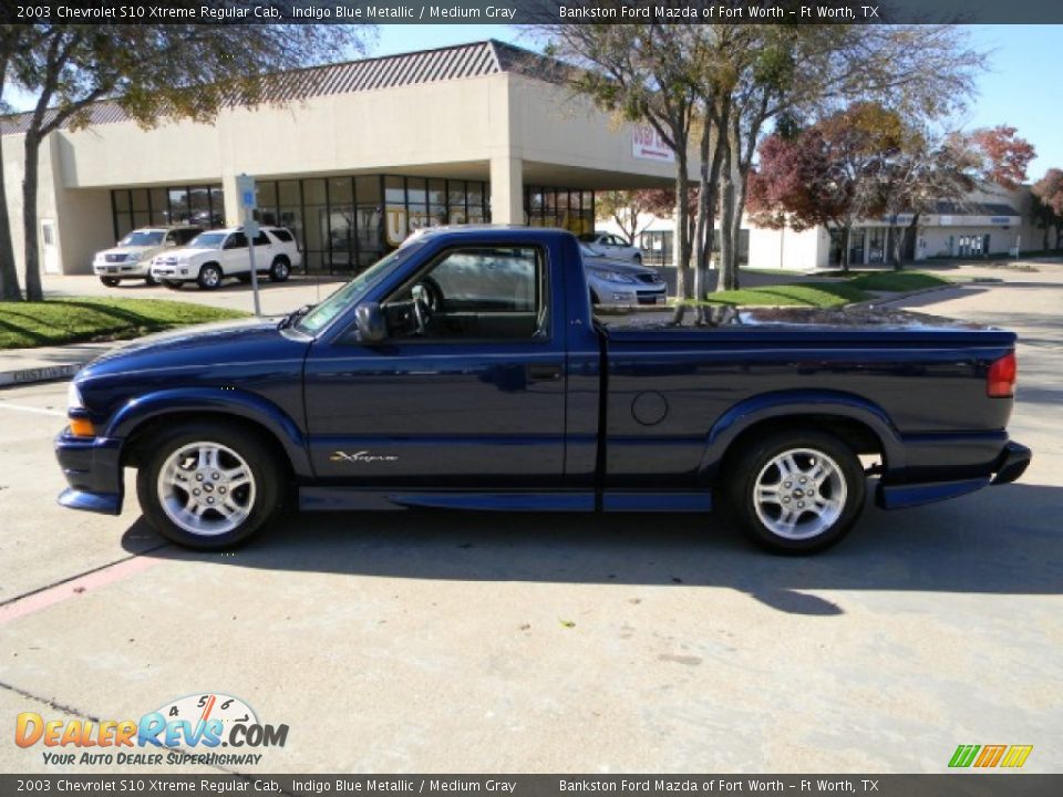 2003 Chevrolet S10 Xtreme Regular Cab Indigo Blue Metallic / Medium Gray Photo #5