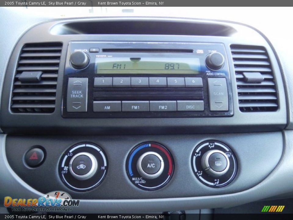 2005 Toyota Camry LE Sky Blue Pearl / Gray Photo #6