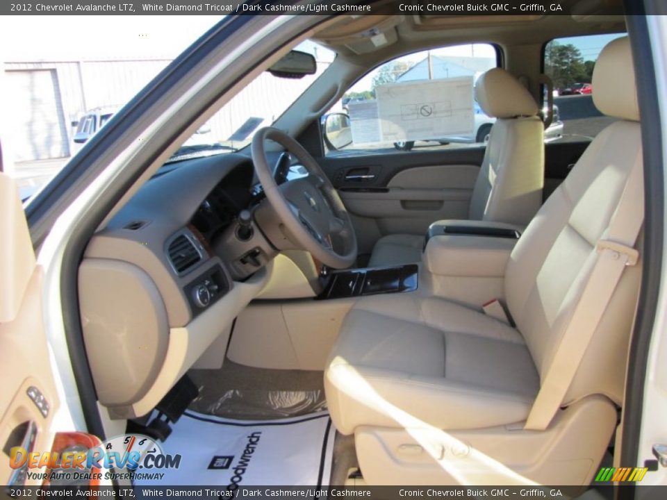 2012 Chevrolet Avalanche LTZ White Diamond Tricoat / Dark Cashmere/Light Cashmere Photo #9