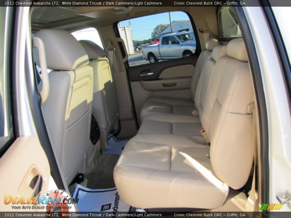 2012 Chevrolet Avalanche LTZ White Diamond Tricoat / Dark Cashmere/Light Cashmere Photo #10
