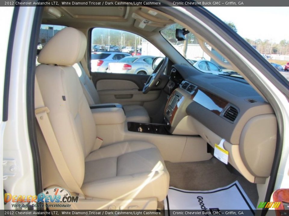 2012 Chevrolet Avalanche LTZ White Diamond Tricoat / Dark Cashmere/Light Cashmere Photo #12