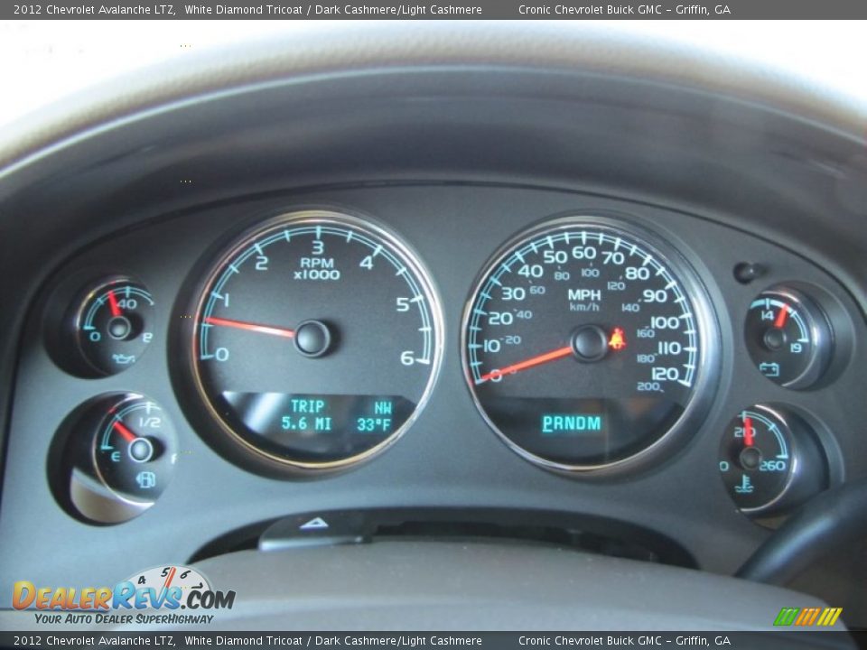 2012 Chevrolet Avalanche LTZ White Diamond Tricoat / Dark Cashmere/Light Cashmere Photo #16