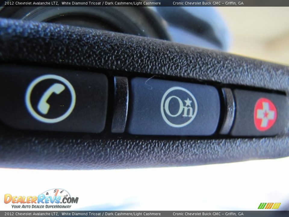 2012 Chevrolet Avalanche LTZ White Diamond Tricoat / Dark Cashmere/Light Cashmere Photo #18