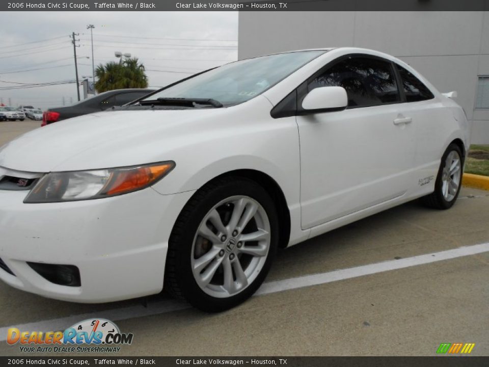 2006 Honda Civic Si Coupe Taffeta White / Black Photo #3