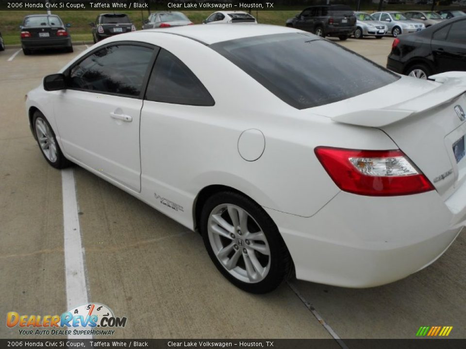 2006 Honda Civic Si Coupe Taffeta White / Black Photo #5