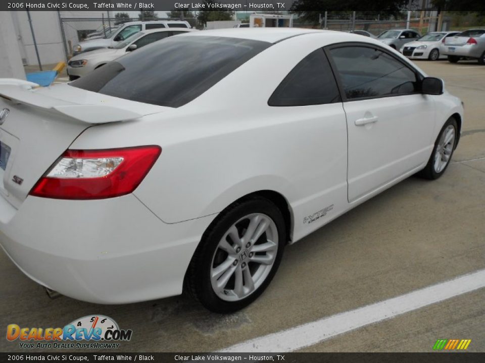 2006 Honda Civic Si Coupe Taffeta White / Black Photo #7