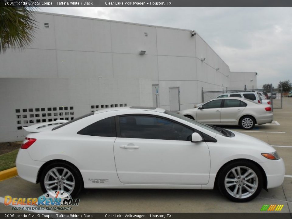 2006 Honda Civic Si Coupe Taffeta White / Black Photo #8