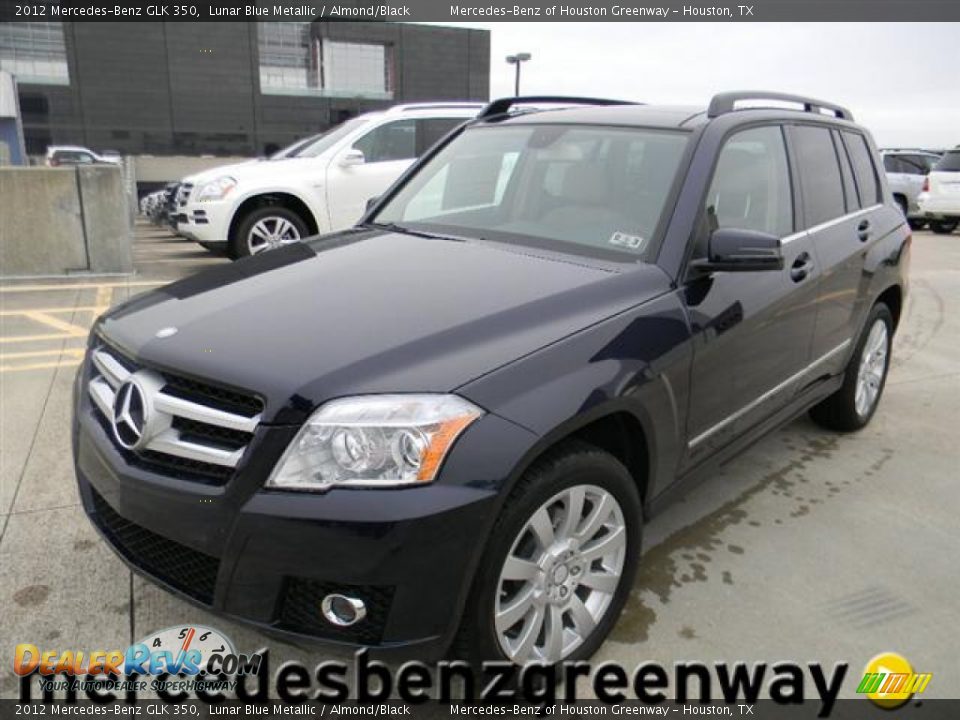 2012 Mercedes-Benz GLK 350 Lunar Blue Metallic / Almond/Black Photo #1