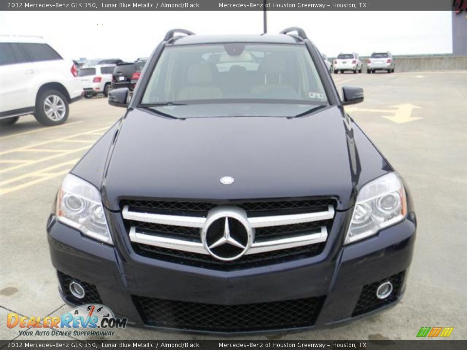 2012 Mercedes-Benz GLK 350 Lunar Blue Metallic / Almond/Black Photo #2