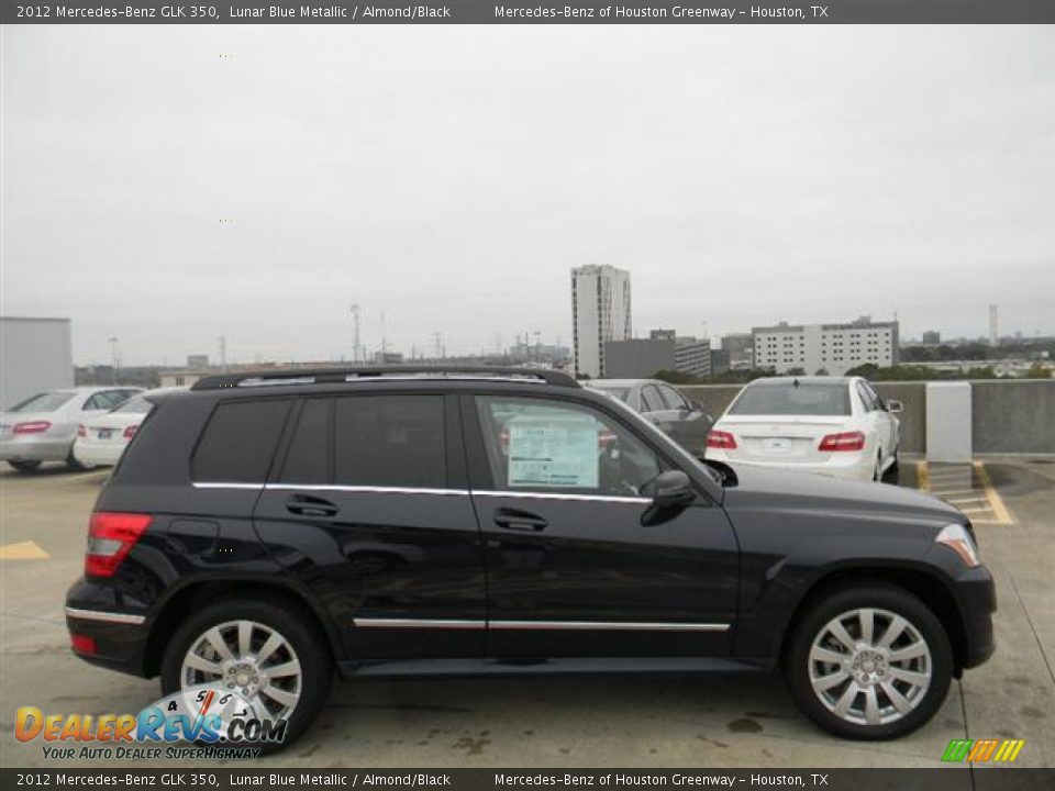 2012 Mercedes-Benz GLK 350 Lunar Blue Metallic / Almond/Black Photo #4