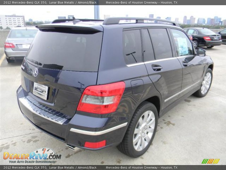 2012 Mercedes-Benz GLK 350 Lunar Blue Metallic / Almond/Black Photo #5