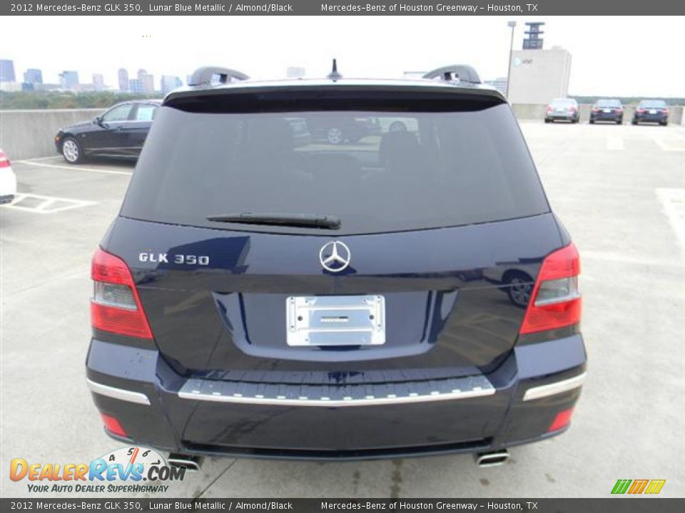 2012 Mercedes-Benz GLK 350 Lunar Blue Metallic / Almond/Black Photo #6