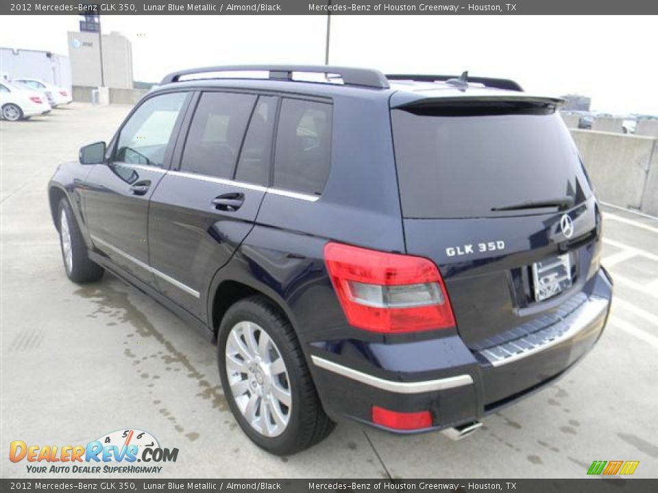 2012 Mercedes-Benz GLK 350 Lunar Blue Metallic / Almond/Black Photo #7