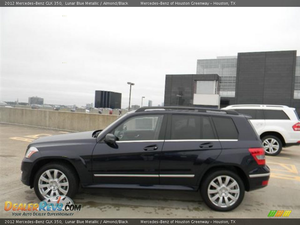 2012 Mercedes-Benz GLK 350 Lunar Blue Metallic / Almond/Black Photo #8