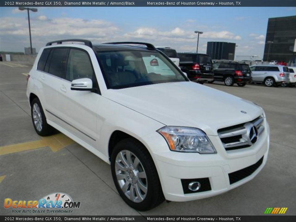 2012 Mercedes-Benz GLK 350 Diamond White Metallic / Almond/Black Photo #3