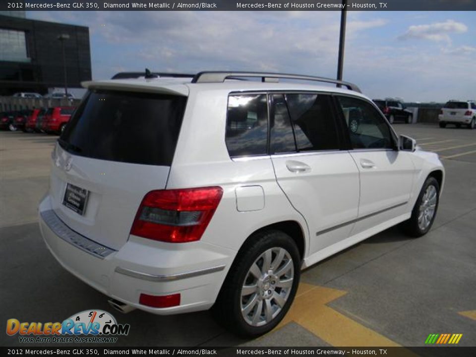 2012 Mercedes-Benz GLK 350 Diamond White Metallic / Almond/Black Photo #5