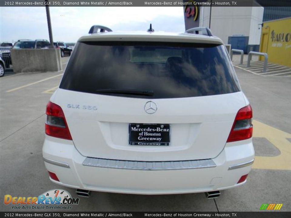 2012 Mercedes-Benz GLK 350 Diamond White Metallic / Almond/Black Photo #6
