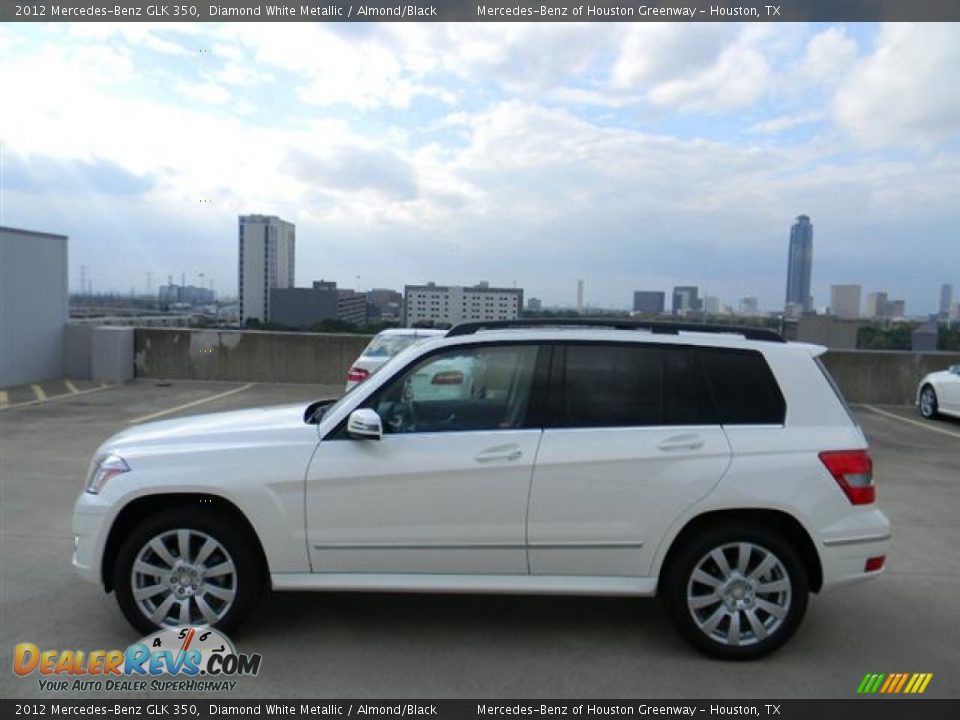 2012 Mercedes-Benz GLK 350 Diamond White Metallic / Almond/Black Photo #8