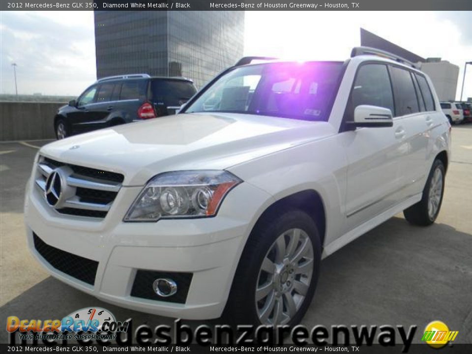 2012 Mercedes-Benz GLK 350 Diamond White Metallic / Black Photo #1