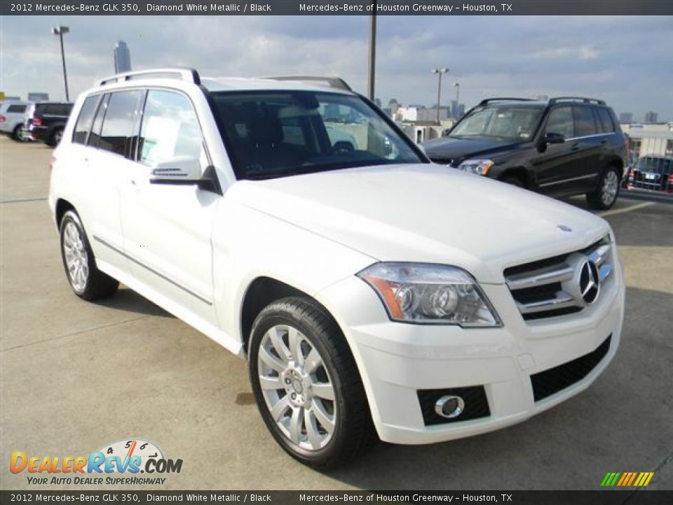 2012 Mercedes-Benz GLK 350 Diamond White Metallic / Black Photo #3