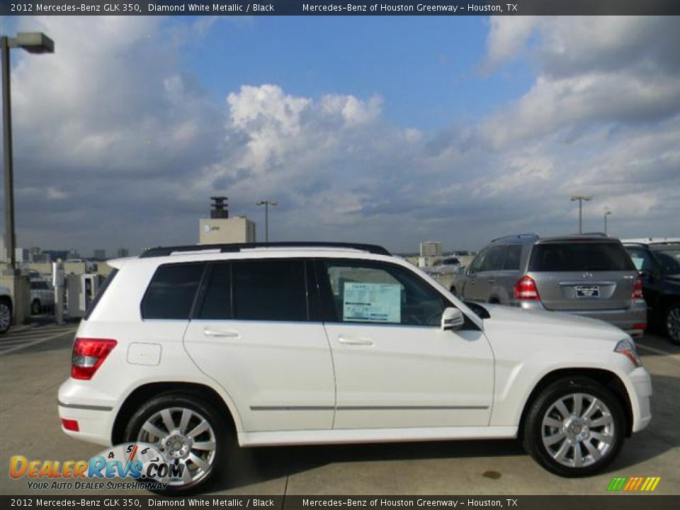 2012 Mercedes-Benz GLK 350 Diamond White Metallic / Black Photo #4
