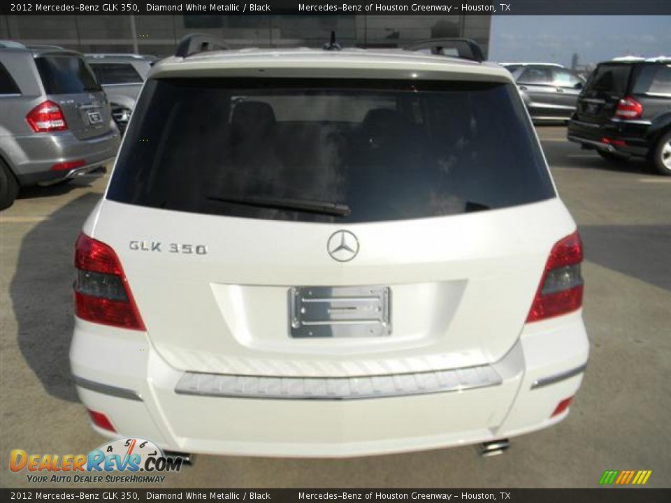 2012 Mercedes-Benz GLK 350 Diamond White Metallic / Black Photo #6