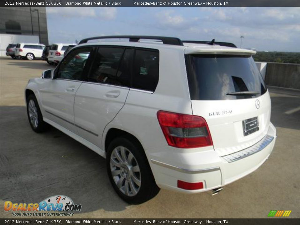 2012 Mercedes-Benz GLK 350 Diamond White Metallic / Black Photo #7