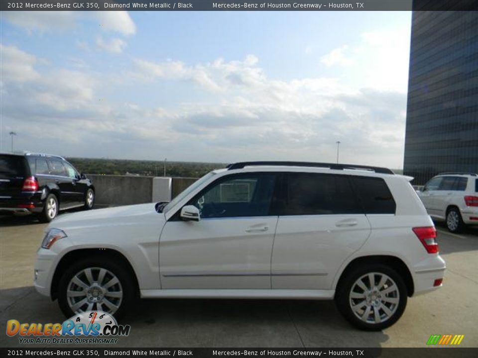 2012 Mercedes-Benz GLK 350 Diamond White Metallic / Black Photo #8