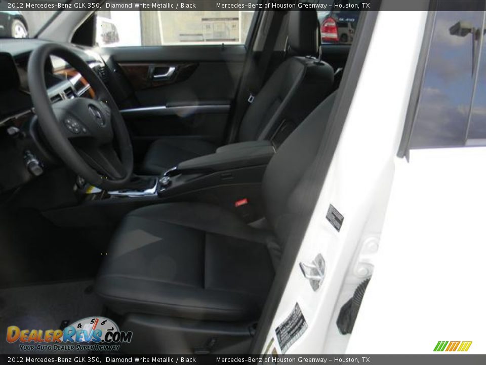 2012 Mercedes-Benz GLK 350 Diamond White Metallic / Black Photo #11
