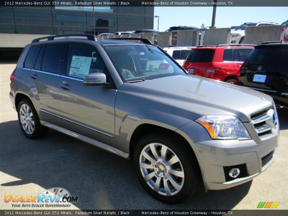 2012 Mercedes-Benz GLK 350 4Matic Palladium Silver Metallic / Black Photo #3