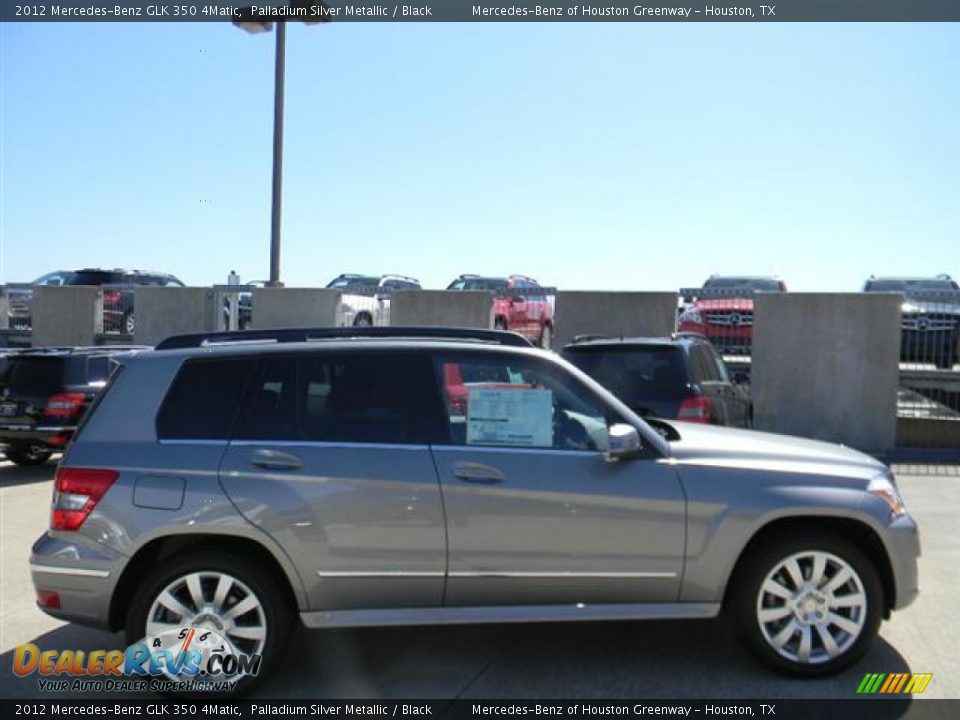 2012 Mercedes-Benz GLK 350 4Matic Palladium Silver Metallic / Black Photo #4