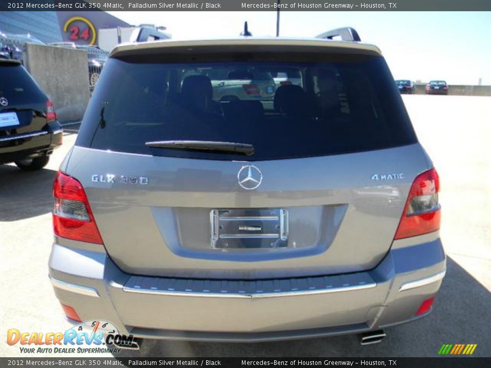 2012 Mercedes-Benz GLK 350 4Matic Palladium Silver Metallic / Black Photo #5