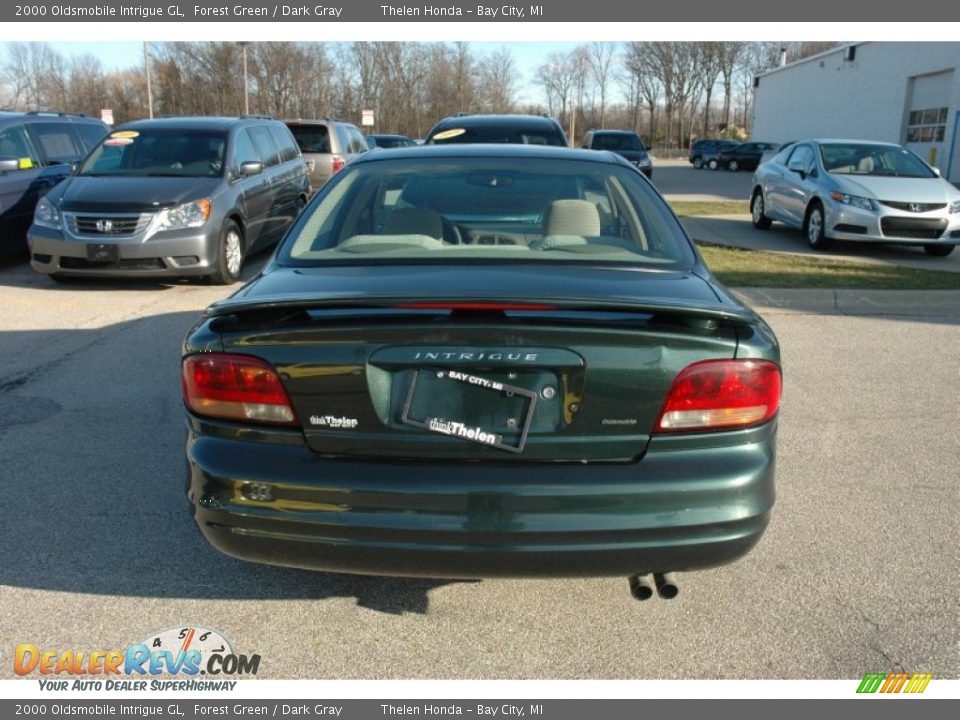 2000 Oldsmobile Intrigue GL Forest Green / Dark Gray Photo #4