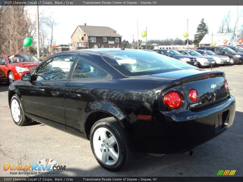 2007 Chevrolet Cobalt LT Coupe Black / Gray Photo #2