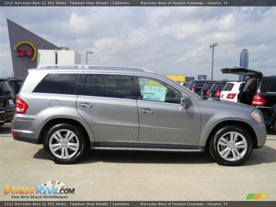 2012 Mercedes-Benz GL 450 4Matic Paladium Silver Metallic / Cashmere Photo #4
