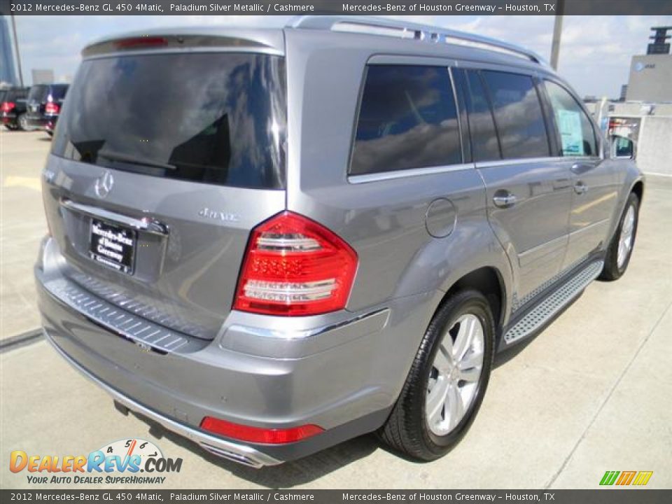 2012 Mercedes-Benz GL 450 4Matic Paladium Silver Metallic / Cashmere Photo #5