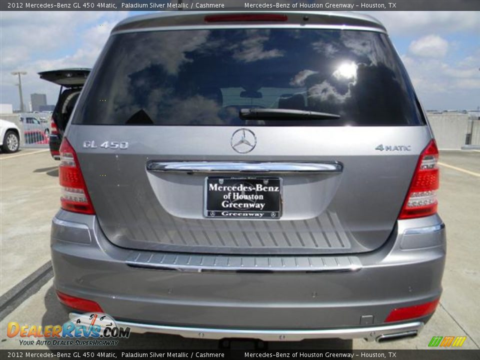 2012 Mercedes-Benz GL 450 4Matic Paladium Silver Metallic / Cashmere Photo #6