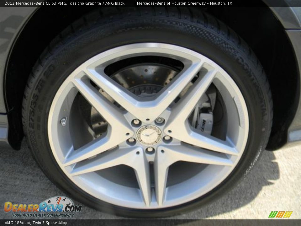 AMG 18" Twin 5 Spoke Alloy - 2012 Mercedes-Benz CL